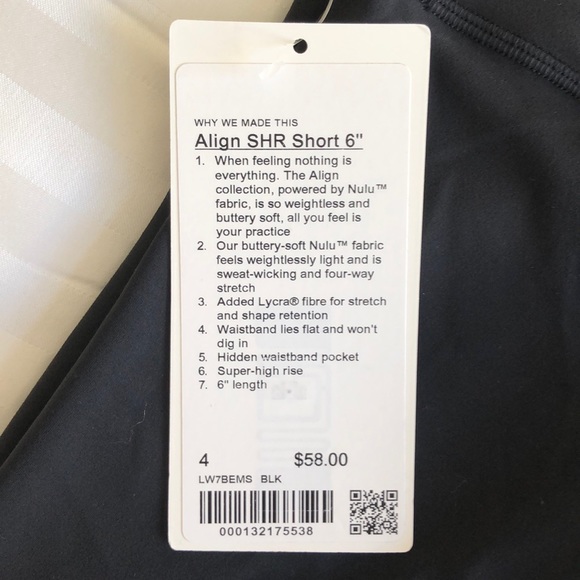 LULULEMON Align Short 6” SHR - Picture 2 of 3
